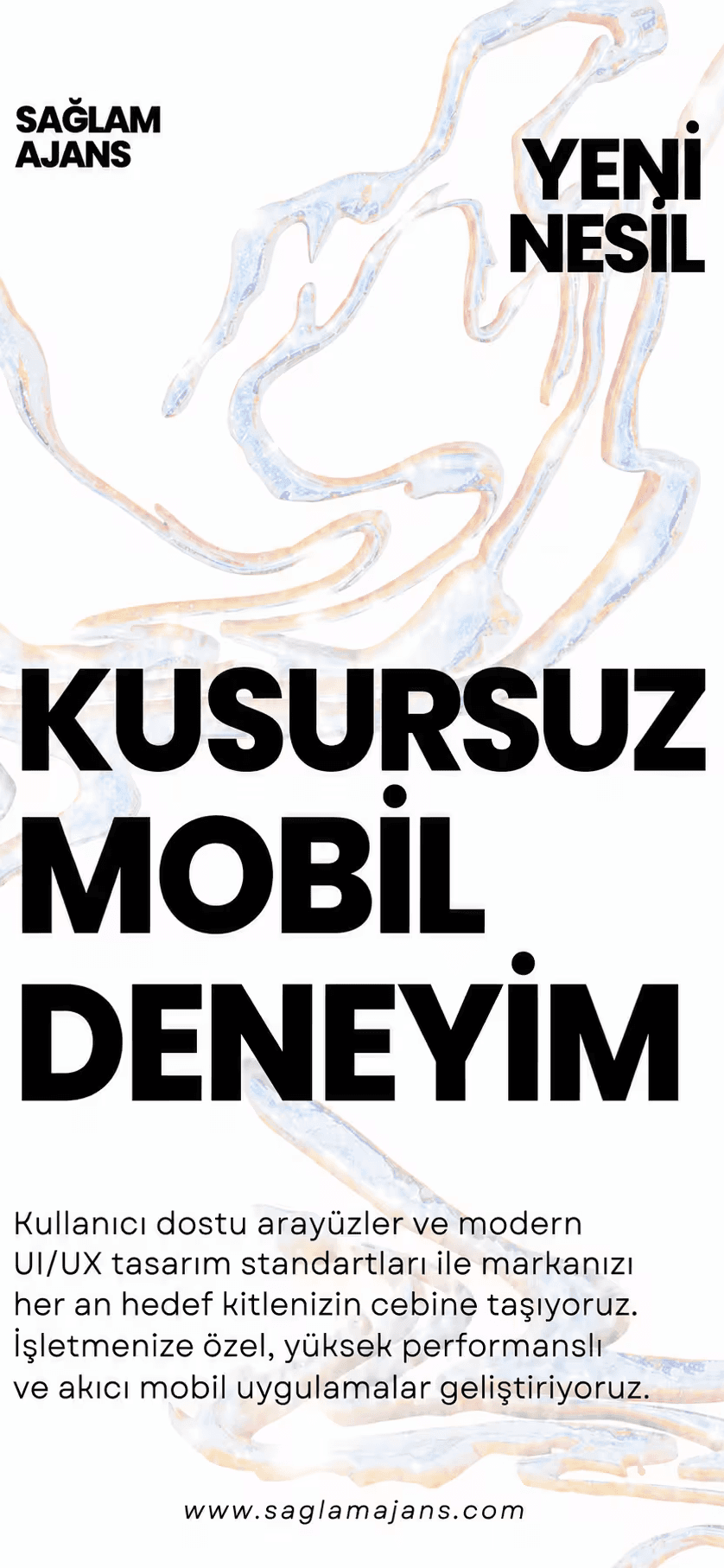 Mobil uygulama ekranı sağ